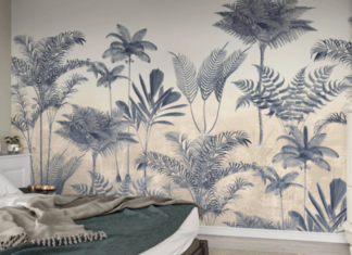 Hogyan ébresztheti fel a hálószoba atmoszféráját a tapéta? ágy tapétával